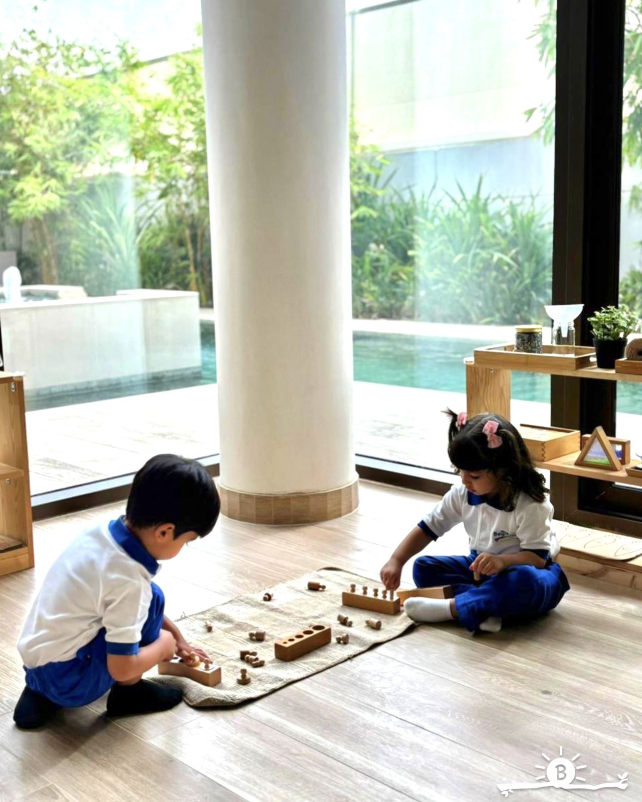 Montessori classroom learning at Beginnings Forest Montessori Dubai
